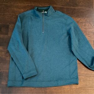 Tommy Bahama Teal Zip-Up Sweater